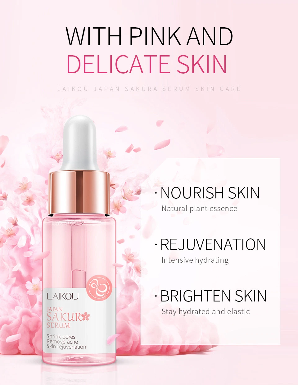 Sakura Serum Cherry Blossom Essence 17ml Skin Care Products Cosmetics