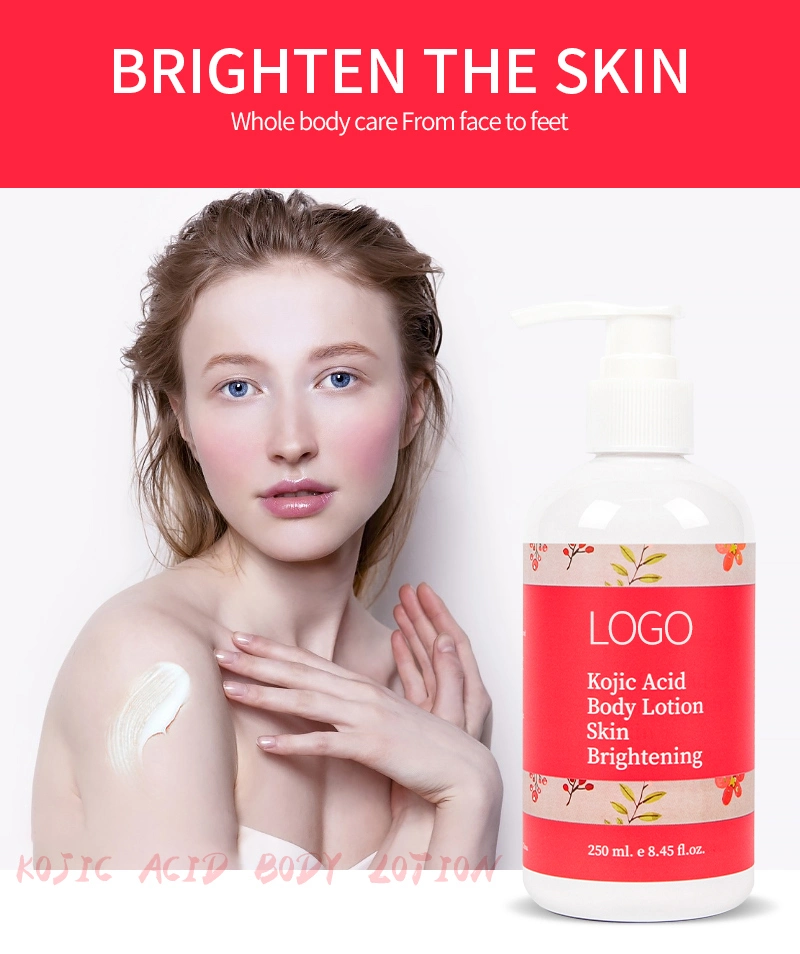 Customized Lightening Cream Instant Kojic Acid Skin Whitening Body Lotion