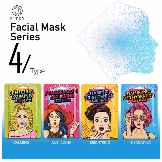 Facial Face Mask Paper Sheet Korea Skin Care Moisturizing
