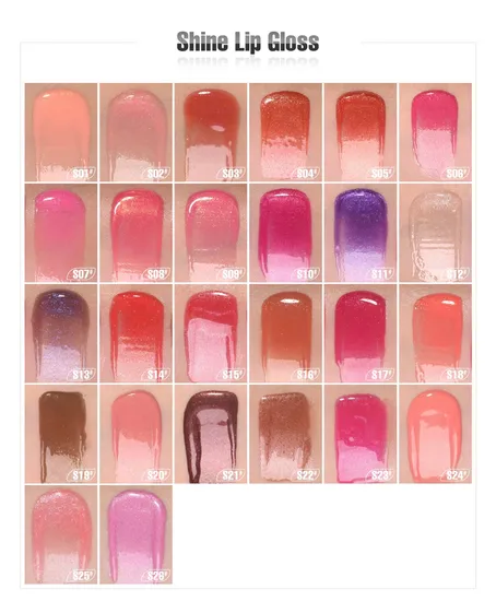 Customized Liquid Lipstick Lip Makeup Glossy Shine Lip Gloss for All