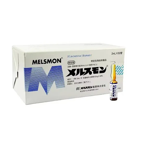 2022 Top Sale Melsmon Human Placenta Price 50 Ampoules 