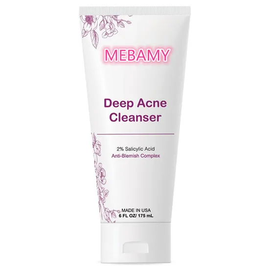 Deep Acne Cleanser with 2% Salicylic Acid for Pore Blackhead Remover 