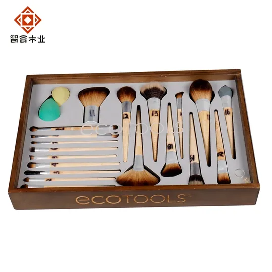 Factory Price Retro Wooden Drawer Removable Cosmetic Case Wooden Cosmetics Store Display Case Design Beauty Makeup for Luxury 