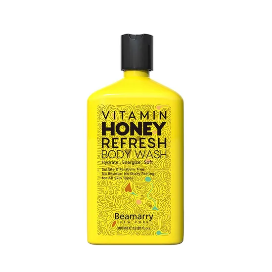 Large Discount Vitamin Honey Refresh Bath Shower Gel Exfoliating Whitening Skin Hydrating Refresh Body Wash Care 