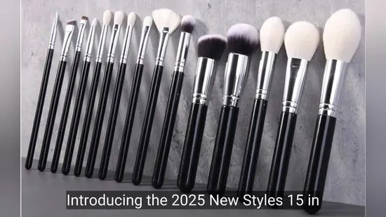 2025 New Styles 15 in One Makeup Brush Makeup Brush Set 