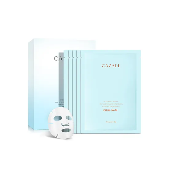 OEM/ODM Deep Hydrating Facial Mask for Dry Skin Brightening & Skin Tone Evenness Moisturizing Masks for Soft Smooth Skin Care 